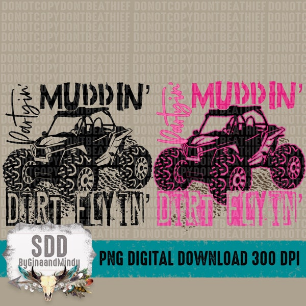 ATV, UTV png, Sublimation Download, Digital Download, Off Road, Mudding, Partying, Dirt Flying, Bundle, DIGITAL