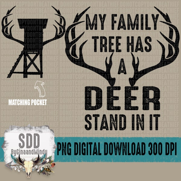 Family Tree Has A Deer Stand In It Bundle PNG | Hunting, Buck, Hunter, Fall, Men, Man, Guy,  Deer, Antlers | Digital Download | DIGITAL