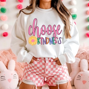 Kindness PNG | Trendy, Christian, Faith, Flower, Quote, Saying, Mental Health, Kind, Youth, Girl  | Sublimation | DIGITAL Download