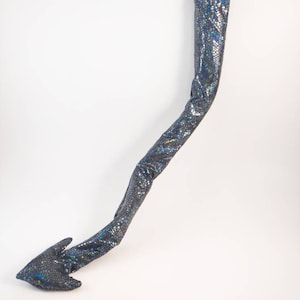 Black and Silver Demon Tail