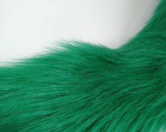 60 Kelly Green Faux Fur Fabric By The Yard [FAUXFUR-KGREEN] - $16.95 :  , Burlap for Wedding and Special Events