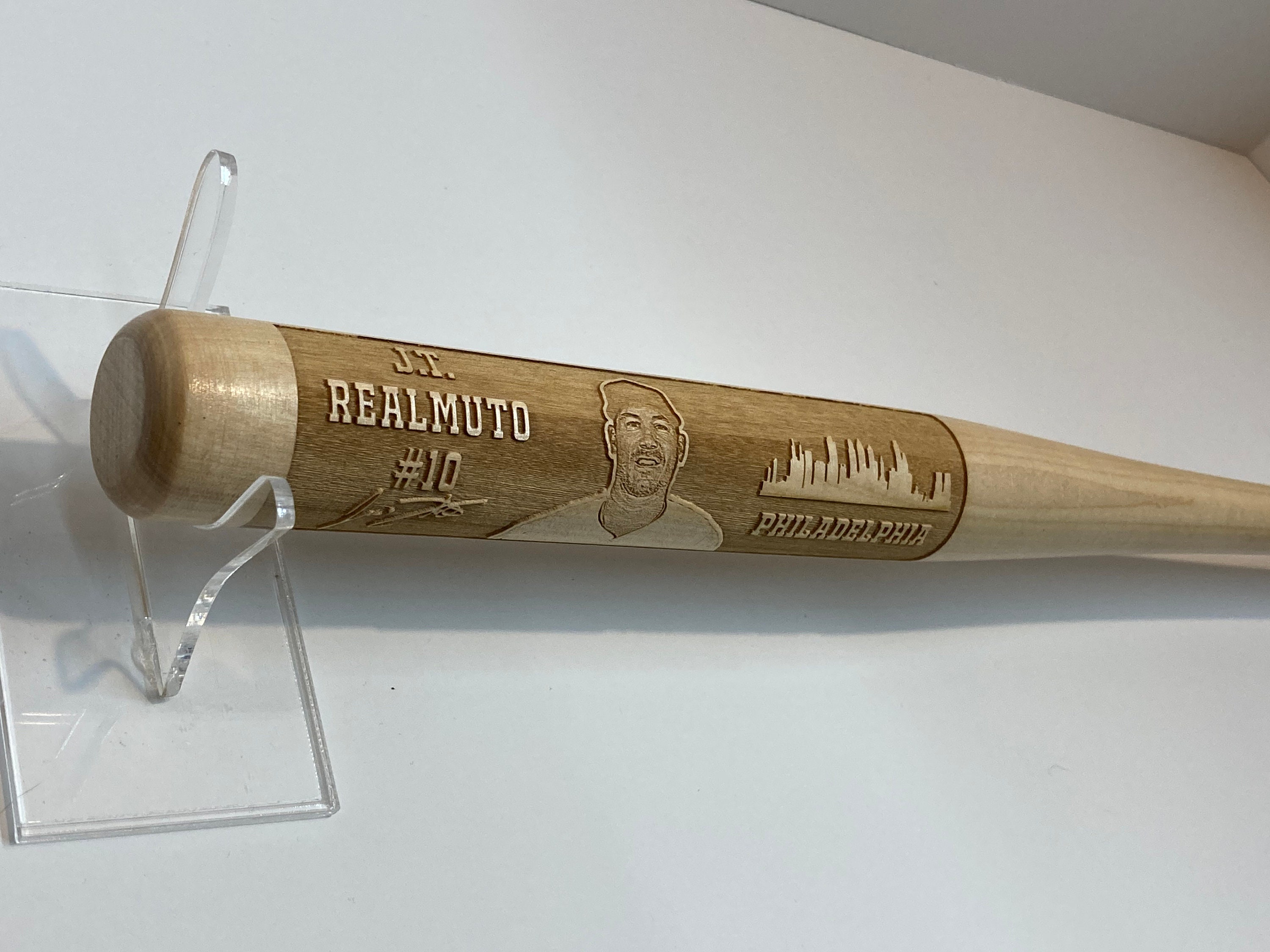 Number Realmuto Wood Baseball Bat Signature Licensed By MLBPA
