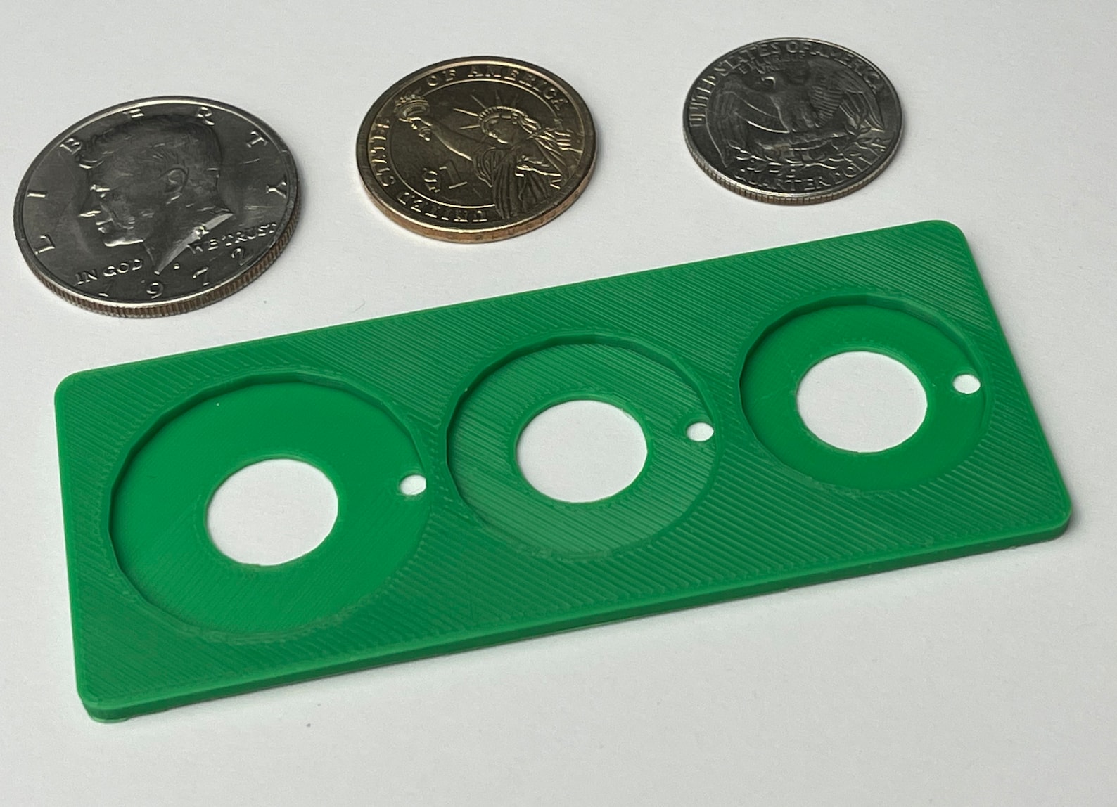 3d Printed Coin Centering Tool to Work With 9pc Punch and Die Set 1/2