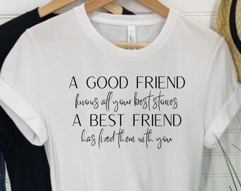 Best friend shirt, Friends tshirt, White best friend shirt, Friends Forever shirt, BFF shirt, Best friends Gift, Best Friend Christmas Gift
