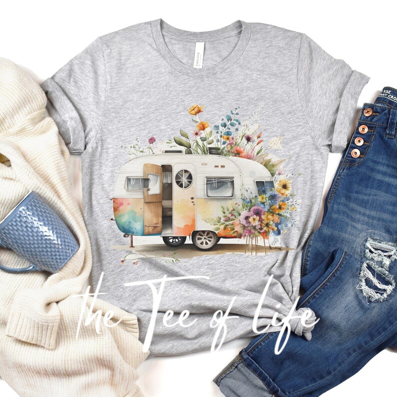 Boho hippie shirt, Camper Shirt, happy camper shirt, one happy camper shirt, Glamping shirt, Arizona shirt, Nomad shirt, Traveler shirt