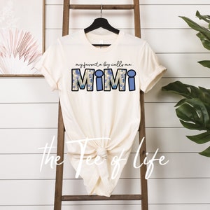 my favorite boy calls me Mimi shirt,  Mimi shirt, shirt for boy Mimi, gift for Mimi, Mimi birthday shirt, Mimi reveal tshirt, Mimi gifts