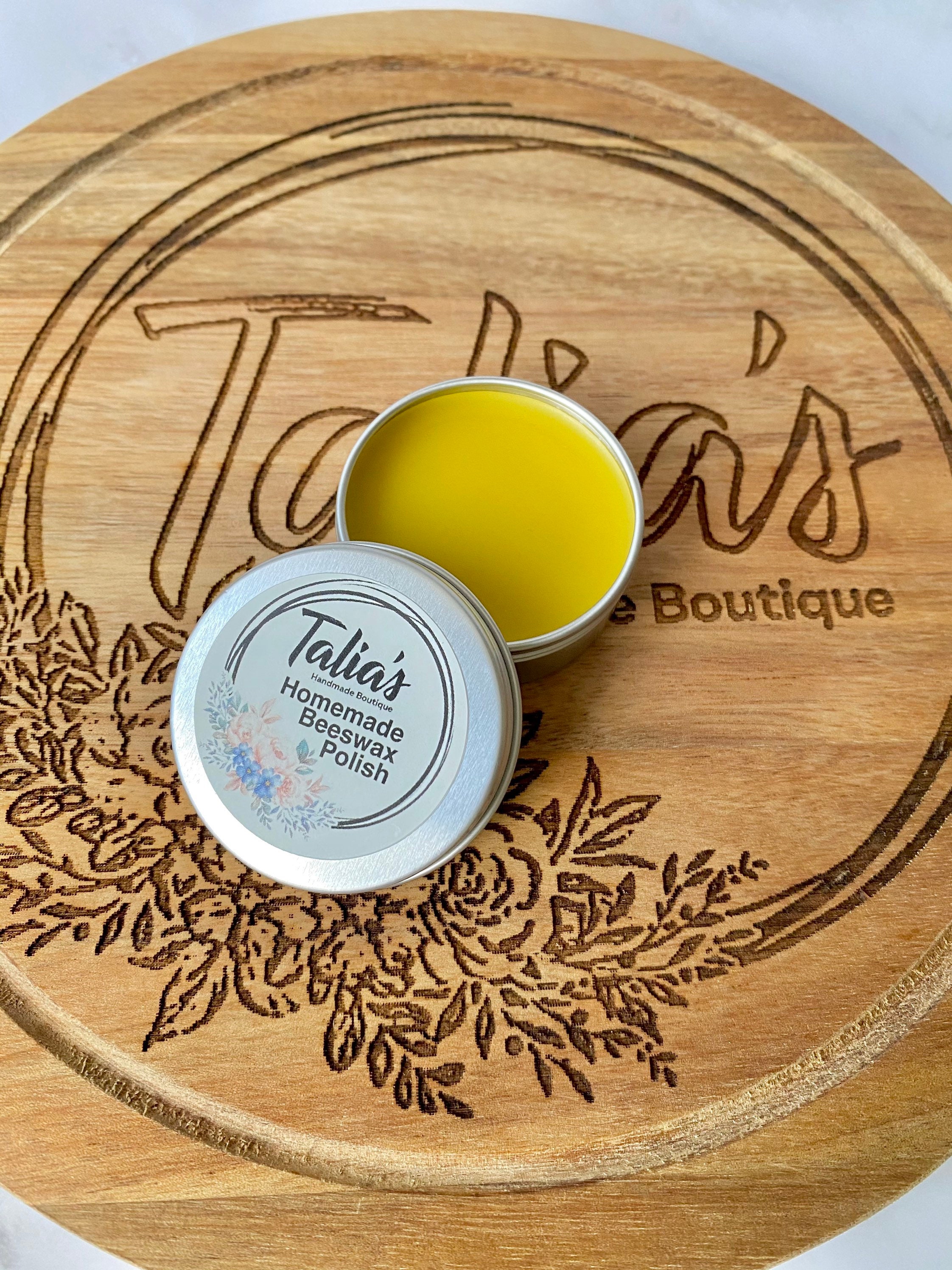 Wood Polish Beeswax Olive Oil Wood Polish Unscented Etsy UK