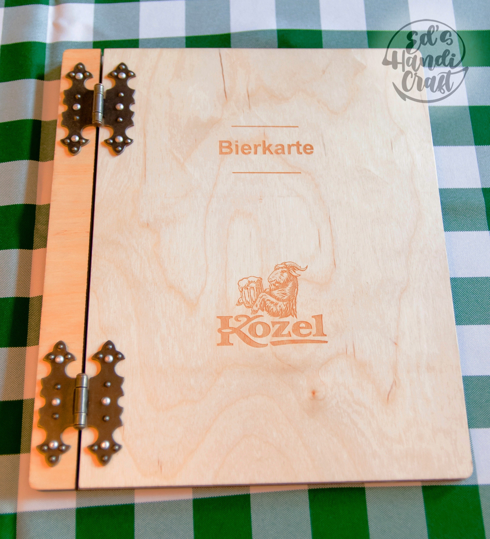 Handmade Wooden Menu for Cafes and Restaurants, Bars, Hotels, Pubs ...