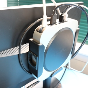 VESA Mount For Mac Mini-M2&M1 | Mac Mini Monitor Vesa Under Desk Mount | Mac Mini Wall Mount | TV Wall Bracket | 3D Printed Mac Mini VESA
