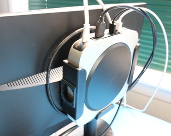 Montaje VESA para Mac Mini-M2 y M1 / Mac Mini Monitor Vesa debajo del escritorio / Mac Mini Wall Mount / TV Wall Bracket / 3D Printed Mac Mini VESA