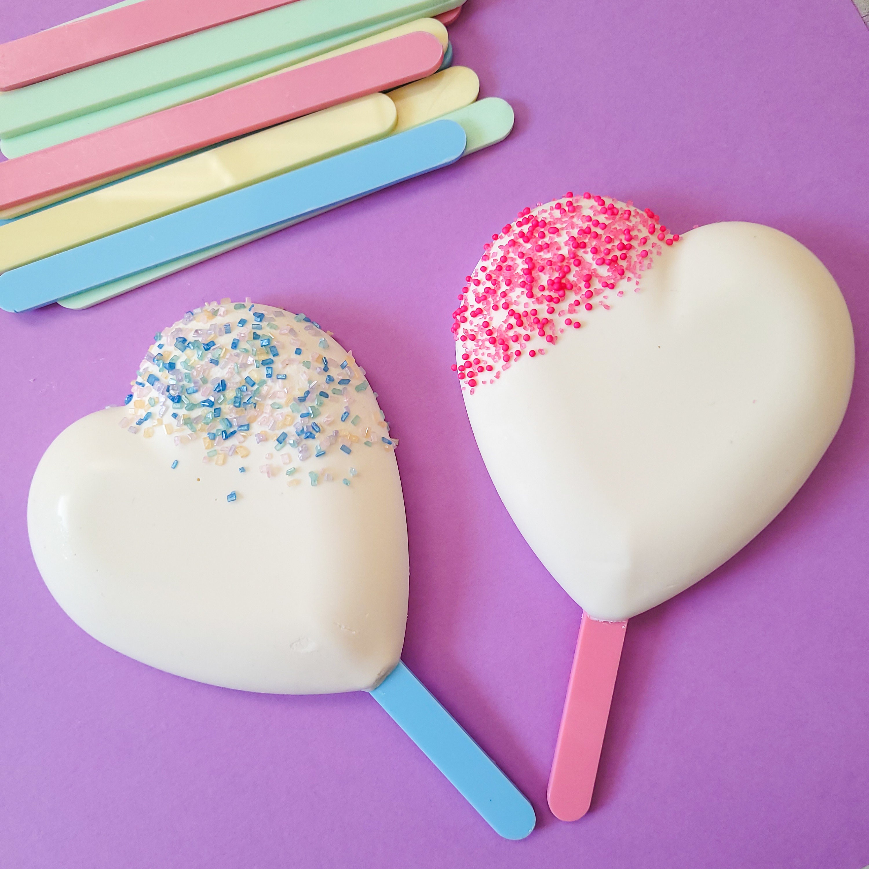 Acrylic Popsicle Sticks For Cakesicles Cake Pops Ice Cream Etsy