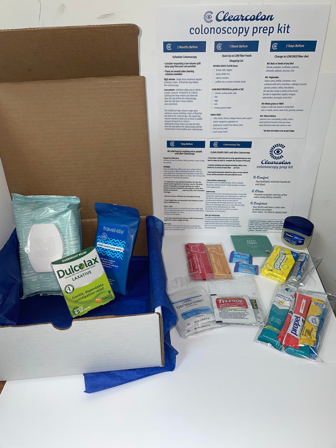 ClearColon Colonoscopy Prep Kit Etsy