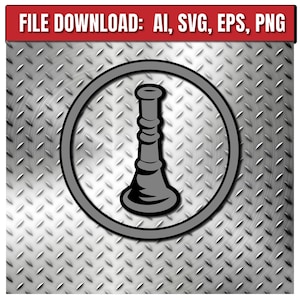 Tenente dei Vigili del Fuoco Bugle SVG