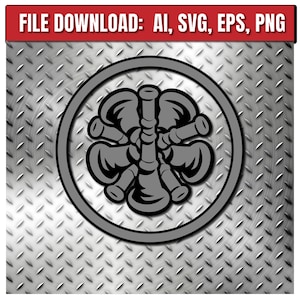 Fire Department Chief Bugles SVG