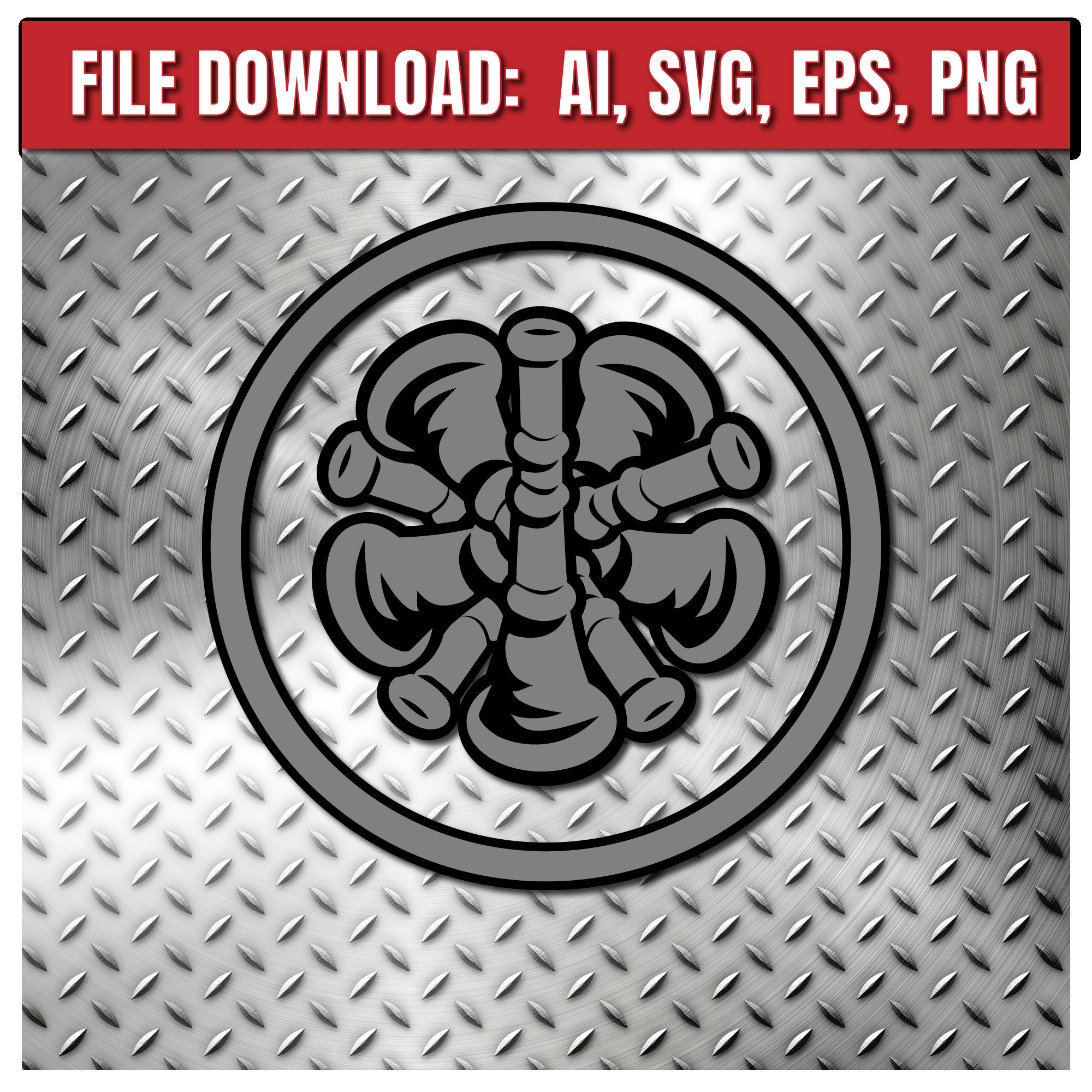 Fire Department Chief Bugles SVG Etsy