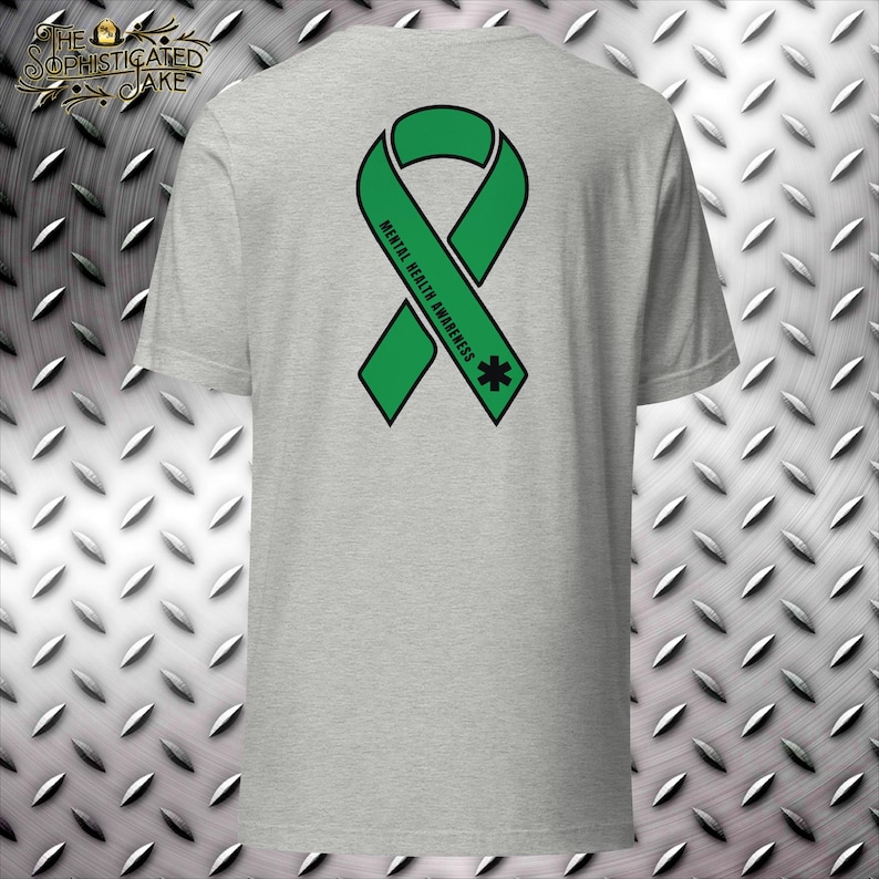 Star of Life EMS Mental Health Awareness Ribbon T-shirt - Etsy