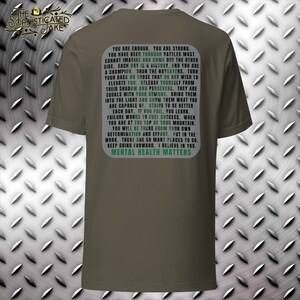 I Believe in You Mental Health Awareness t-shirt