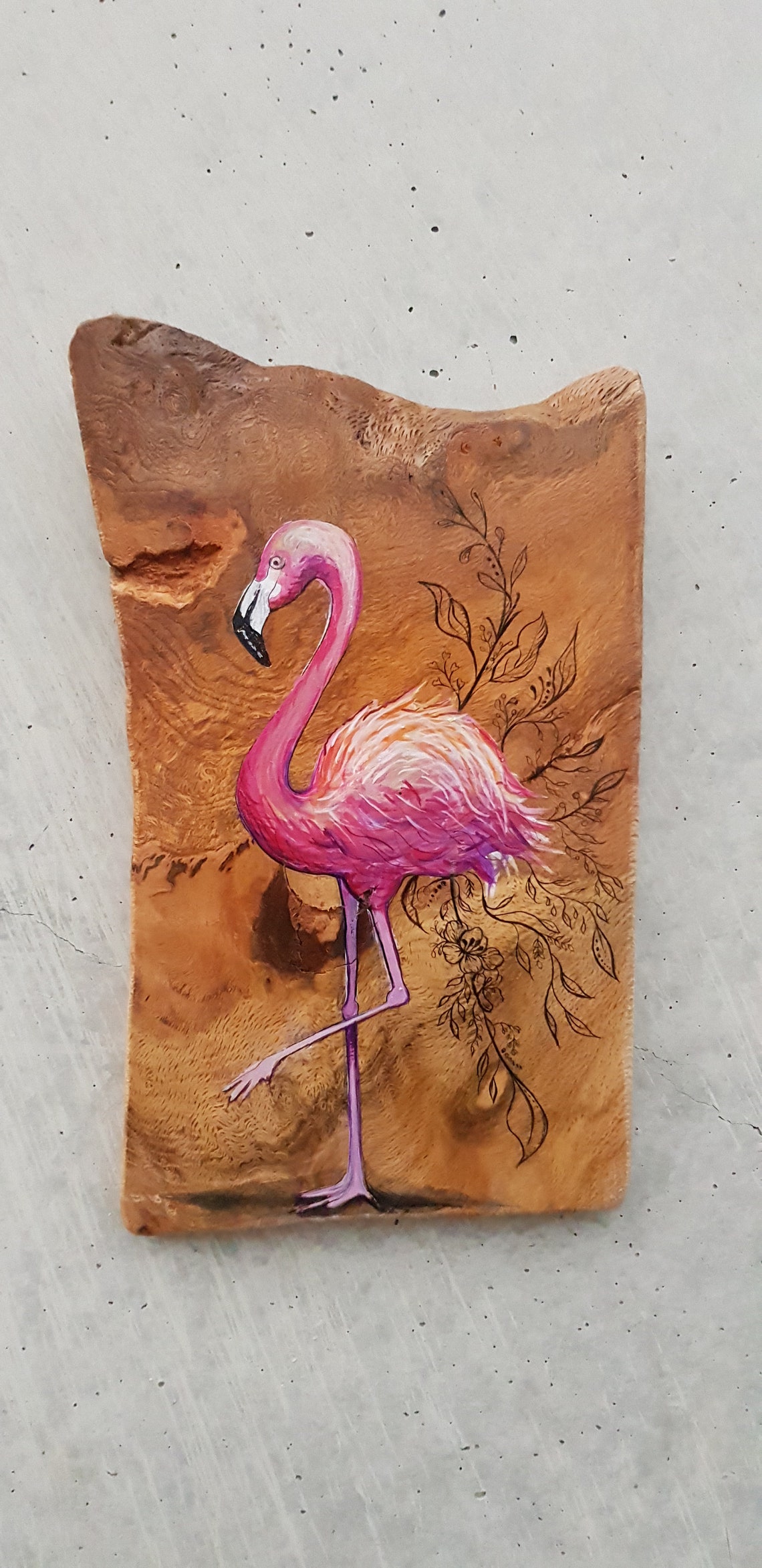 Painting on Wood Acrylic Paint on Wood Original Art Gift Etsy