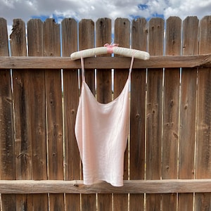 1960s vintage California Miss pink chemise tank top