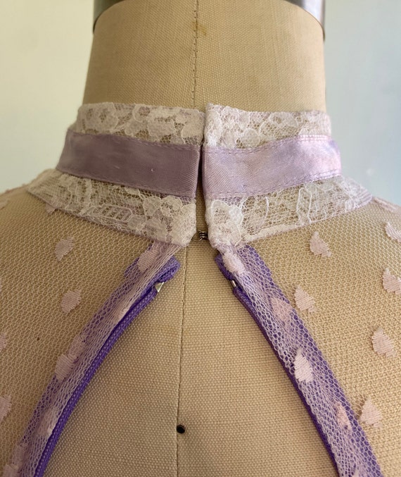 Handmade / Gunne Sax Style / Purple / lilac / lac… - image 7