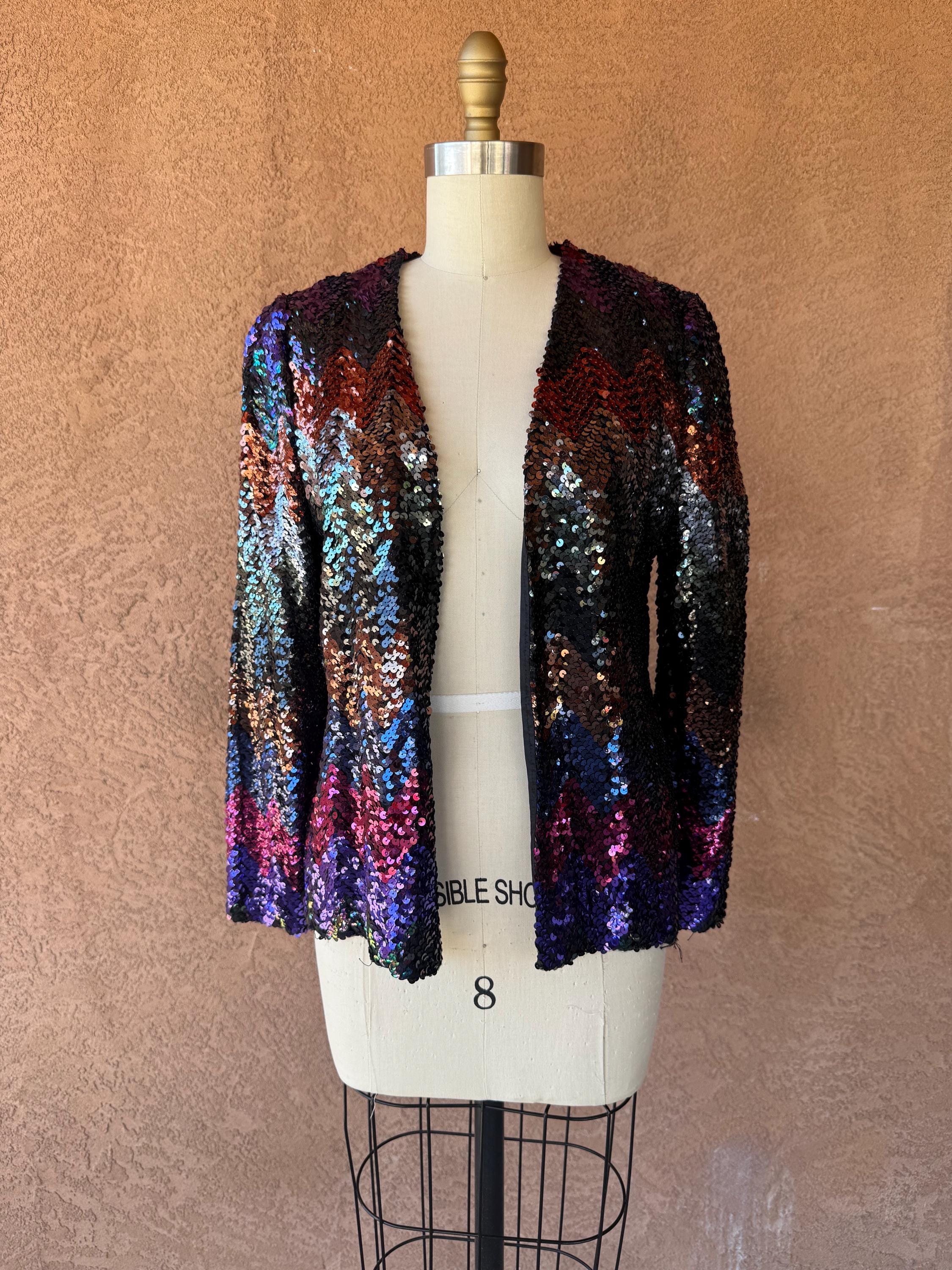 Sequin Blazer Rose Gold - Etsy