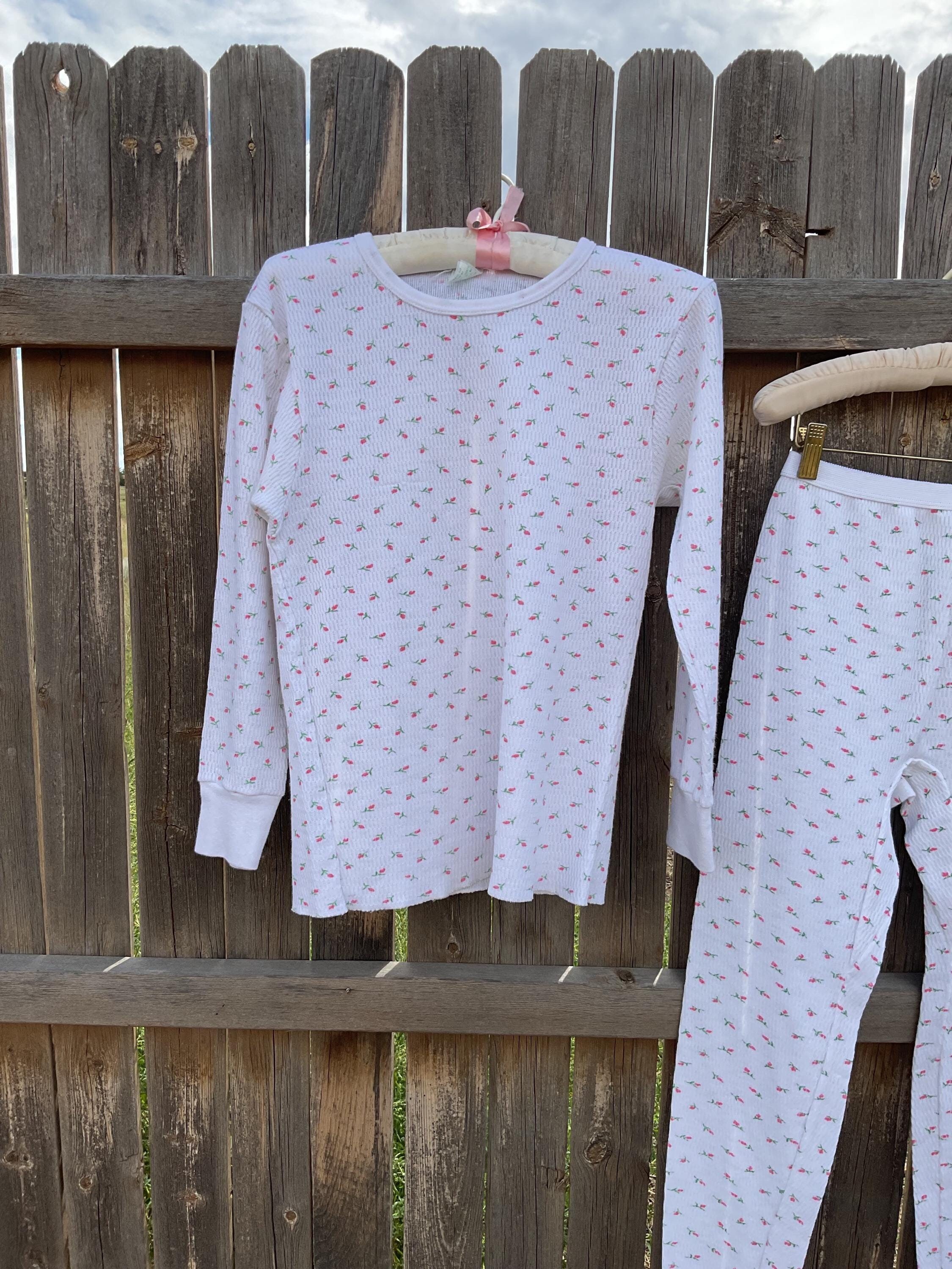 Vintage Floral Thermal Shirt - Etsy Canada