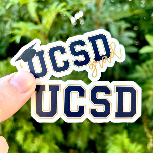 UCSD, UCSD Sticker, ucsd Stickers, uc San Diego Sticker, ucsd Graduation, uc San Diego, ucsd Car Sticker, UC San Diego Stickers, ucsd decal