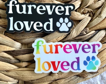 Rainbow Bridge Sticker, Rainbow Bridge Stickers, Dog Sticker, Dog Stickers, Pet Loss Sticker, Pet Loss Sticker Dog, Pet Loss Sticker Cat