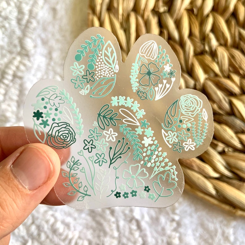 Vinyl sticker, Clear Sticker, Hydroflask Sticker, Laptop Sticker, Waterproof Sticker, Dog Sticker, WaterBottle Stickers, Sticker Shop