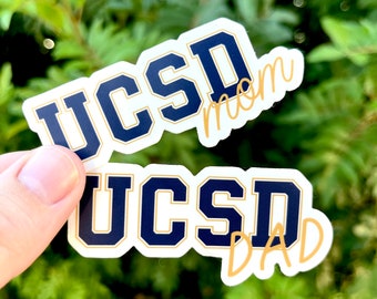 UCSD, UCSD Sticker, ucsd Stickers, uc San Diego Sticker, ucsd Graduation, uc San Diego, ucsd Car Sticker, UC San Diego Stickers