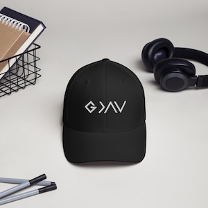 God is Greater Than the Highs and Lows Christian Hat | Embroidered Cap | Unisex
