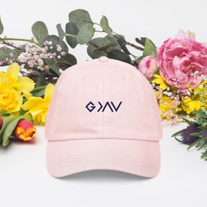God Is Greater Than The Highs And Lows Christian Pastel Hat | Embroidered Cap | Unisex