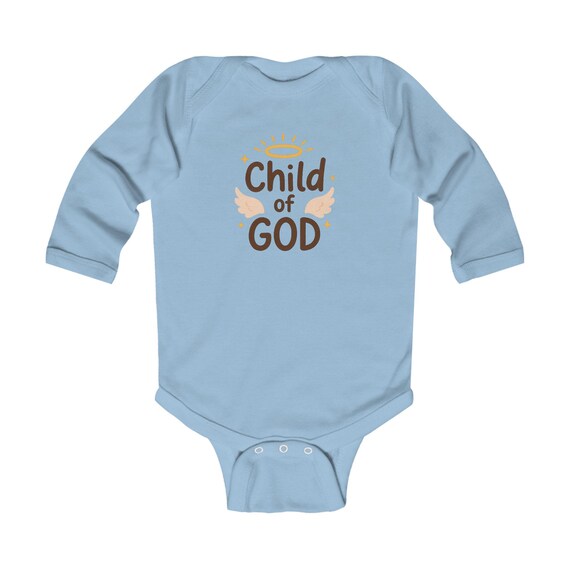 Infant Long Sleeve Baby Bodysuit Child of God