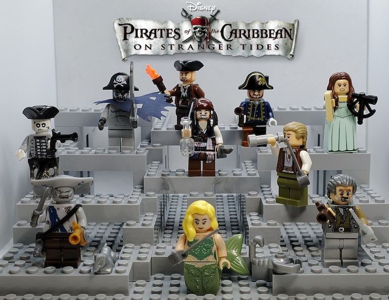 Pirates of the Caribbean Custom Toy Figure Set of 10