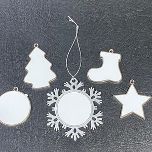 Sublimation Metal Christmas Ornaments