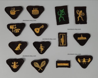 Vintage Brownies (Embers) Girl Guides of Canada Badges