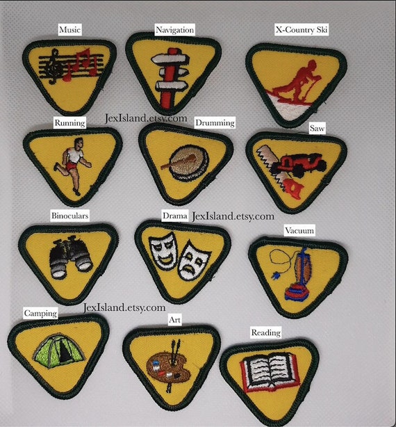 Vintage Scouts Canada Badges Gem
