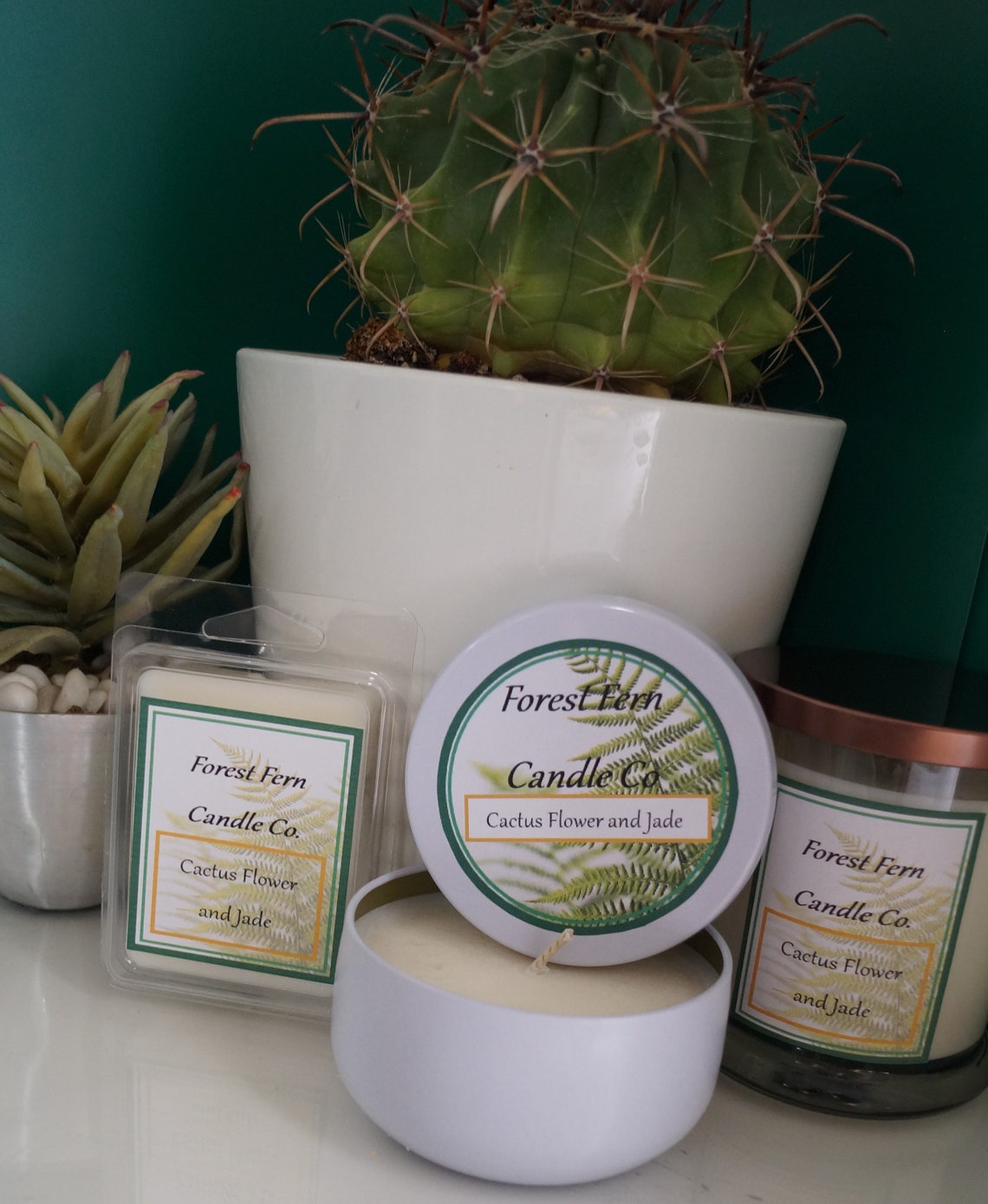Cactus Flower and Jade wax melt Etsy