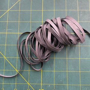 Swimwear Elastic Rubber Silicone Elastic 1/4 inch, 5, 10, 20 yards - Black - Fast Shipping
