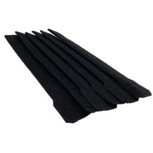 Hook and Loop - 1.5&quot; x 10.5&quot; Strip, Black Hook and Loop On the Strip