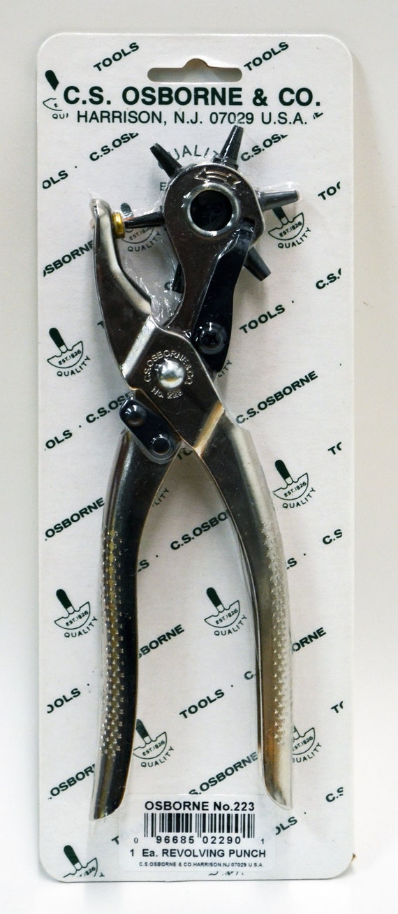 Revolving Leather Belt Hole Punch 