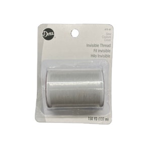Invisible Thread for Sewing, 150 yard on Spool, Dritz Invisible thread,