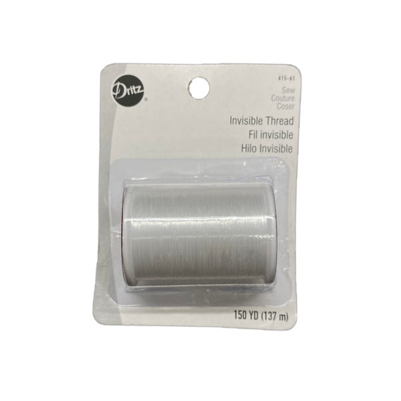 Invisible Thread for Sewing, 150 yard on Spool, Dritz Invisible thread