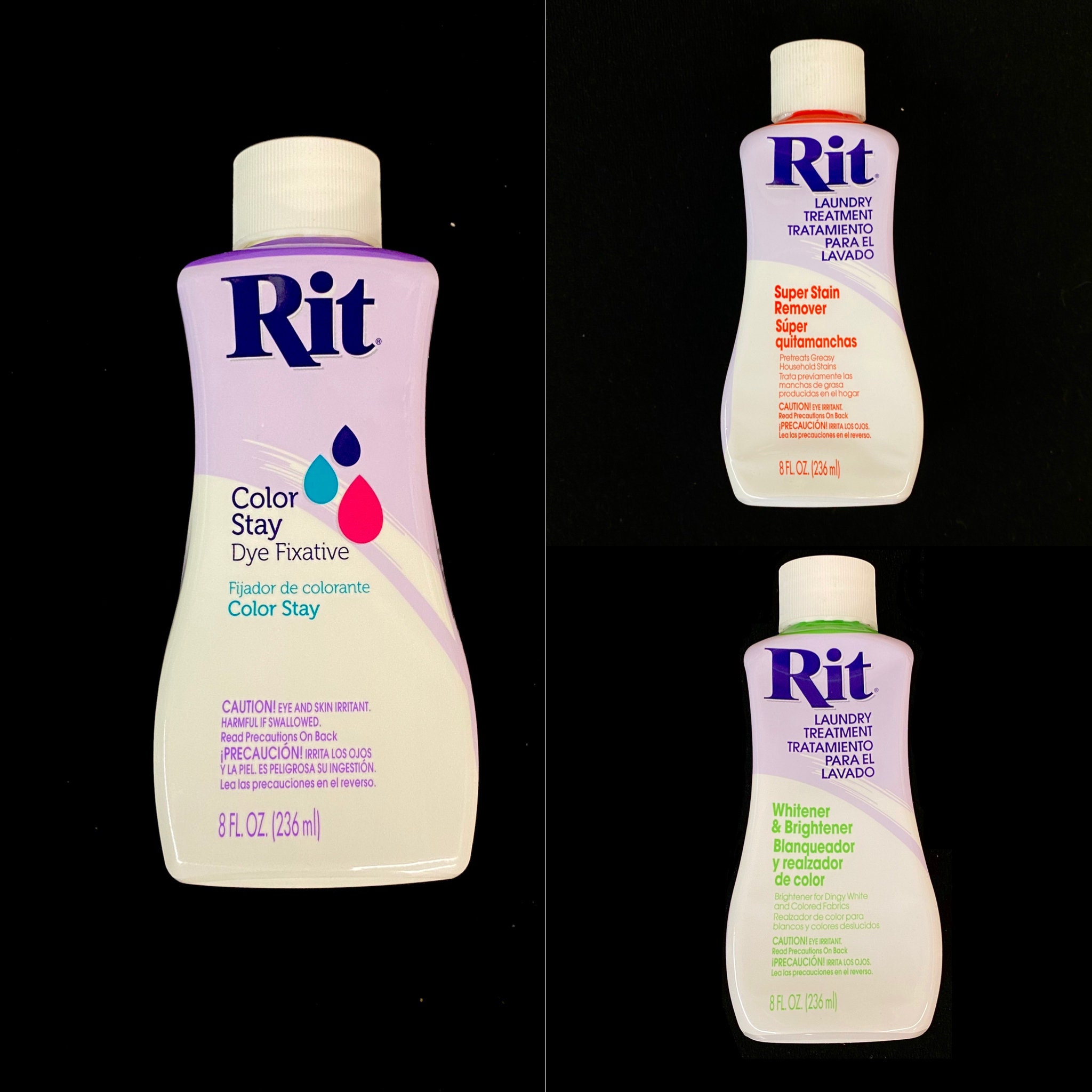  RIT Dye Wide Selection of Colors with Color Fixative