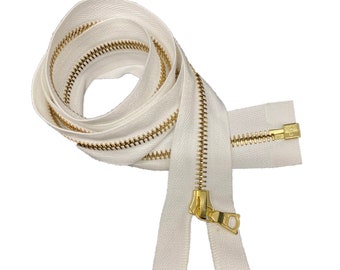 Riri M4/M6/M8 片方向コットンテープ 染色可能ファスナー *長さ