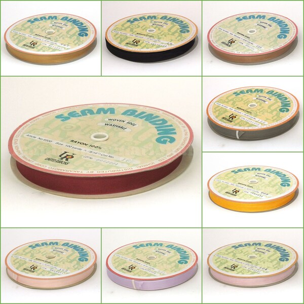 Hug Snug 1/2 Inch Rayon Seam Binding - Chocolate Brown 100 Yard Roll