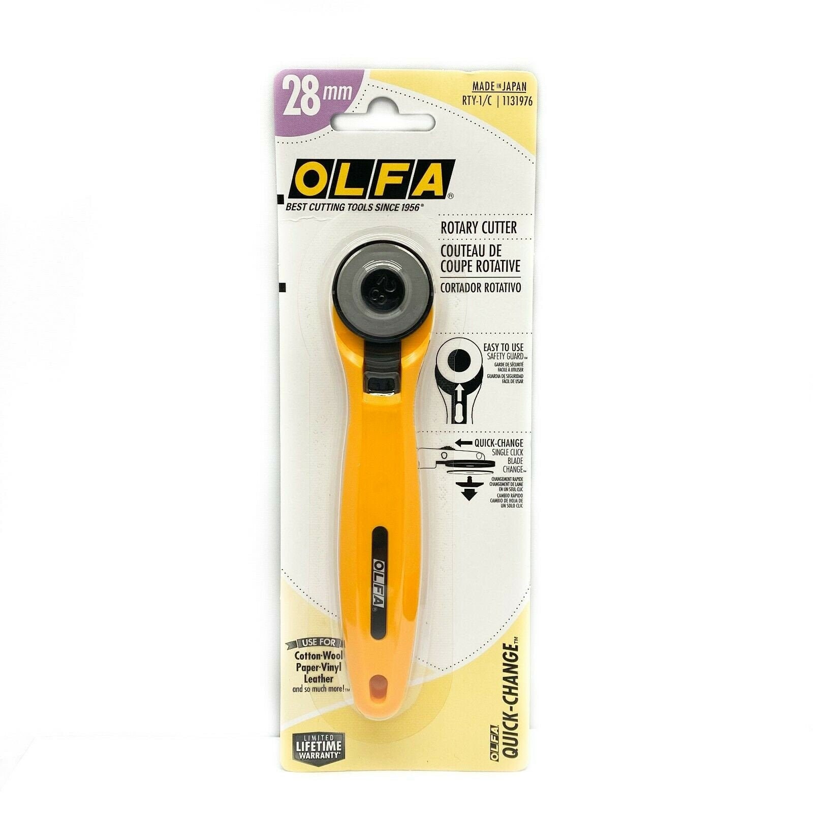 Olfa Rotary Cutter - 28, 45, 60mm and Rotary Blades for Add-On