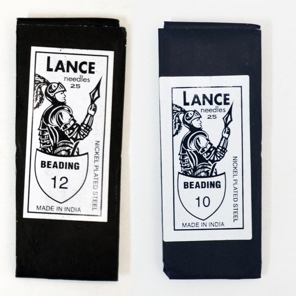 Lance Beading Needles Hand Sewing - Multiple Sizes - 25 pack