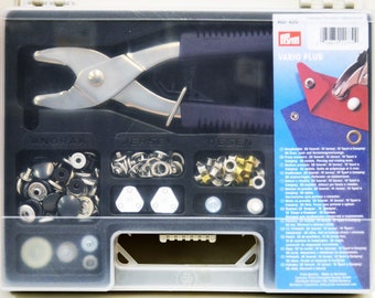 Prym Non-Sew Vario Plus Snap, Eyelet, Rivet, Jean Button Kit