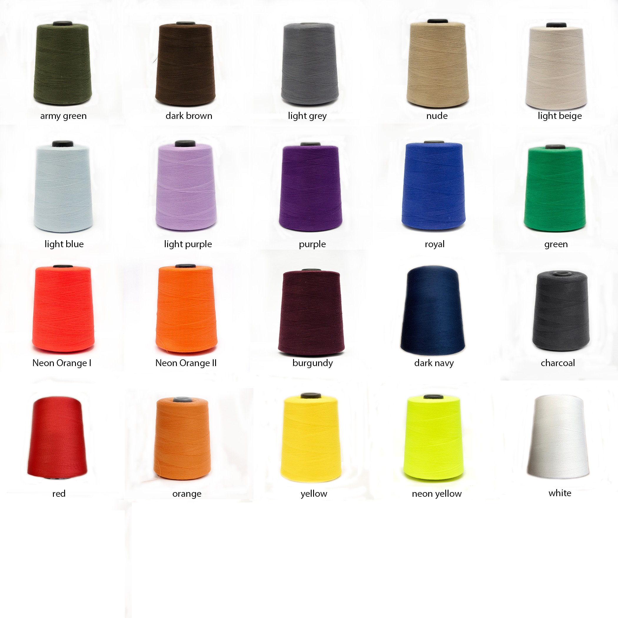 100 Polyester Tex 27 Sewing Thread 10000 Yards Various Etsy